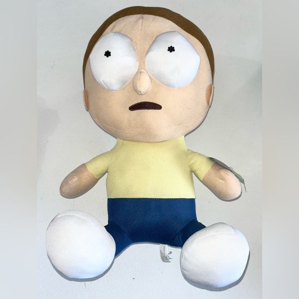 NWT 15 inch Morty Plush Rick And Morty 2018 Adult Swim